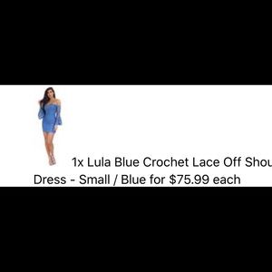 Blue Lace Dress